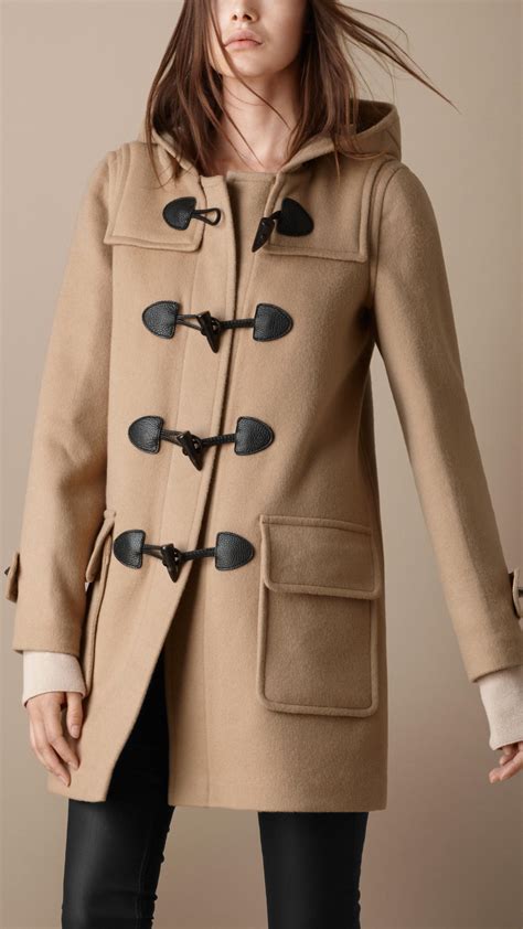 burberry coat gray plaid lining|burberry duffle coat women's.